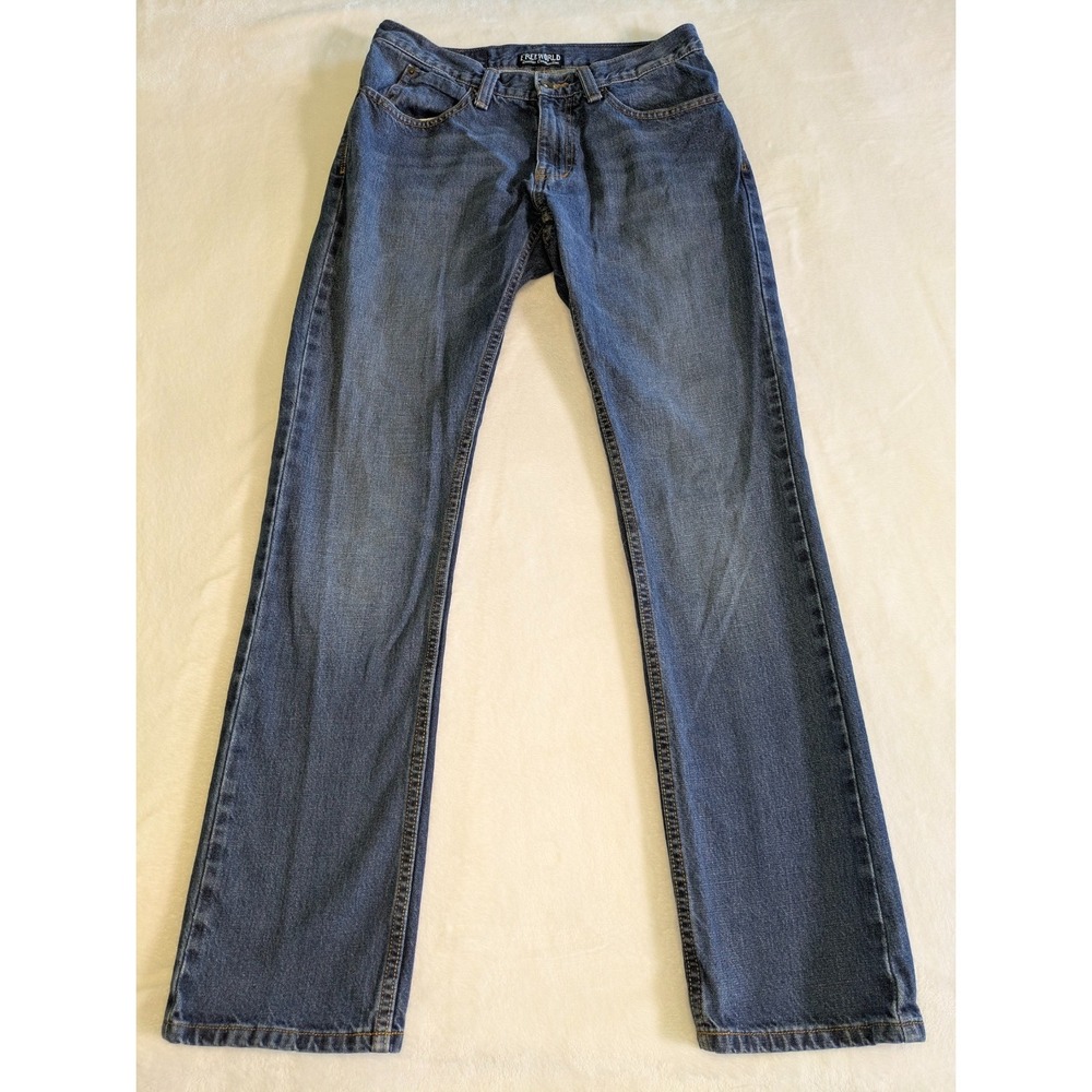 Free World Night‎ Train Jeans 30x31 Regular Straight Regular Medium Wash Mens